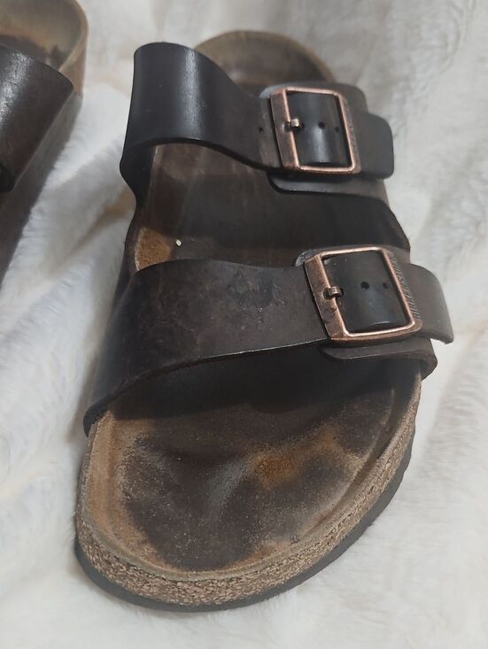 Birkenstock Arizona Oiled Leather Sandals Brown Men\'s EU 46 US 12 Regular Fit